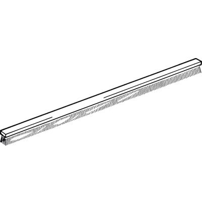 HAWA Clipo Guarnizione a spazzola per profilo antipolvere (guarnizione per porta scorrevole), rotolo da 10 m, in plastica grigia HAWA Clipo Guarnizione a spazzola per profilo antipolvere (guarnizione per porta scorrevole), rotolo da 10 m, in plastica grigia