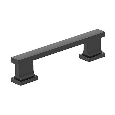 Amerock Maniglia per armadio nero opaco 96 mm da centro a centro Confezione da 10 Triomphe ferramenta per mobili Amerock Maniglia per armadio nero opaco 96 mm da centro a centro Confezione da 10 Triomphe ferramenta per mobili