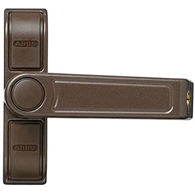 ABUS 2410 Serratura per Finestre, Blocco con Chiavistello a Perno per Finestre ad un'Anta, Serratura Multipla, Livello di Sicurezza: 6, , Marrone ABUS 2410 Serratura per Finestre, Blocco con Chiavistello a Perno per Finestre ad un'Anta, Serratura Multipla, Livello di Sicurezza: 6, , Marrone
