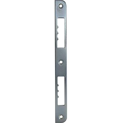 vasalat Piastra di Chiusura R10 Diritta Arrotondata su Un Lato, 210 x 20 x 3 mm, Acciaio nichelato Opaco vasalat Piastra di Chiusura R10 Diritta Arrotondata su Un Lato, 210 x 20 x 3 mm, Acciaio nichelato Opaco
