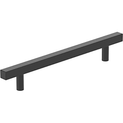 Amerock Everyday Modern Cabinet Pull, 6-5/16 pollici (160 mm) Centro-Centro, Nero Opaco Amerock Everyday Modern Cabinet Pull, 6-5/16 pollici (160 mm) Centro-Centro, Nero Opaco