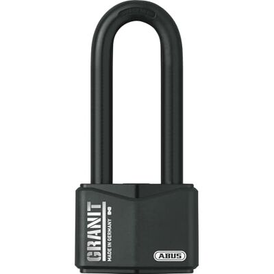 ABUS Lucchetto a Ganascia Granit 37RK/70HB100 Arco Alto, Acciaio Temprato, Protezione Corrosione, Cilindro a Dischi, ABUS Lucchetto a Ganascia Granit 37RK/70HB100 Arco Alto, Acciaio Temprato, Protezione Corrosione, Cilindro a Dischi,