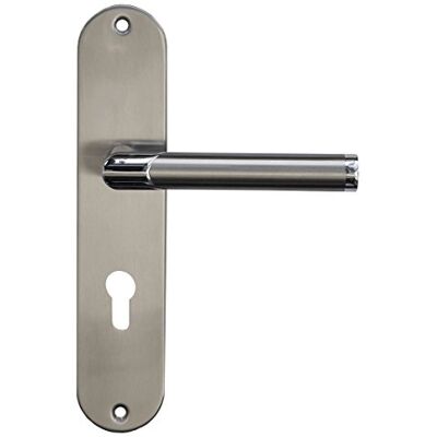 Alpertec in acciaio inox set (i) Bi – Color per appartamento porte d' ingresso PZ maniglia maniglie delle porte, 1 pezzi, Alpertec in acciaio inox set (i) Bi – Color per appartamento porte d' ingresso PZ maniglia maniglie delle porte, 1 pezzi,