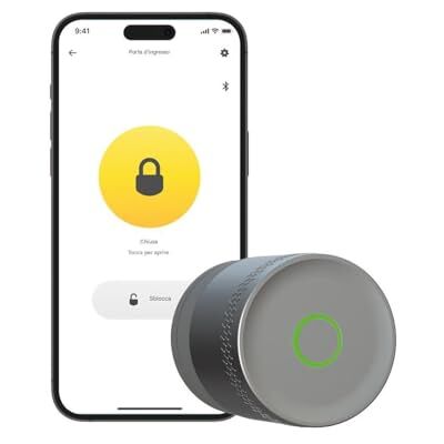Yale Serratura Smart Linus L2 Lite Argento, Accesso senza chiave, Installazione fai da te, Compatibile Matter, Condivisione chiavi digitali, Attività in tempo reale, App Home Yale Serratura Smart Linus L2 Lite Argento, Accesso senza chiave, Installazione fai da te, Compatibile Matter, Condivisione chiavi digitali, Attività in tempo reale, App Home