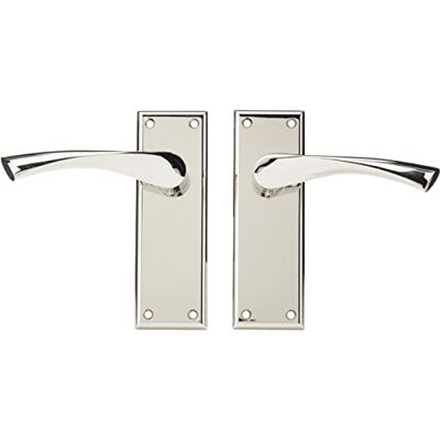 Carlisle Brass Carlisle Maniglia per porta in ottone, nichel lucido Carlisle Brass Carlisle Maniglia per porta in ottone, nichel lucido