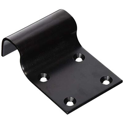 Alberts Placca da suolo, da avvitare, nera, 50 x 90 mm Alberts Placca da suolo, da avvitare, nera, 50 x 90 mm