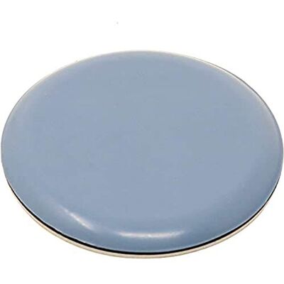 Adsamm ® / 32 x scivoli autoadesivi in PTFE / grigio azzurri / Ø 60 mm / tondi / pad adesivi in PTFE e gomma da 5 mm di spessore / piedini protettivi per arredi ® Quality Adsamm ® / 32 x scivoli autoadesivi in PTFE / grigio azzurri / Ø 60 mm / tondi / pad adesivi in PTFE e gomma da 5 mm di spessore / piedini protettivi per arredi ® Quality