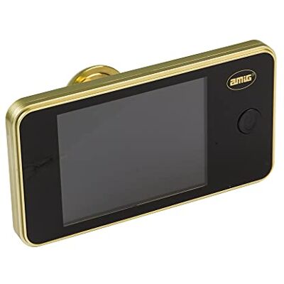 Amig Digitale Spia porta con 3,2" Display 320 x 240 Pixel in oro o argento Oro Amig Digitale Spia porta con 3,2" Display 320 x 240 Pixel in oro o argento Oro