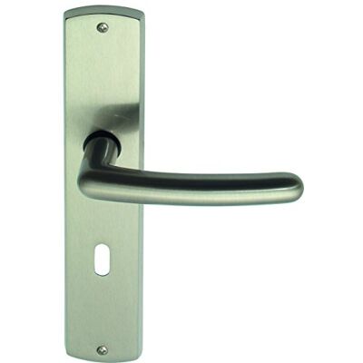 Alpertec Isabella in acciaio inox lucido a maniche lunghe in ottone colorato/ottone acciaio inox colori satinato per stanza porte, Alpertec Isabella in acciaio inox lucido a maniche lunghe in ottone colorato/ottone acciaio inox colori satinato per stanza porte,