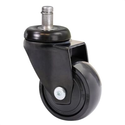 WAGNER Ruota girevole ultra-turnable 360° 3C ruota da trasporto/ruota per mobili nero, battistrada morbido, con perno 11 x 22 mm, diametro Ø 50 mm, portata 50 kg WAGNER Ruota girevole ultra-turnable 360° 3C ruota da trasporto/ruota per mobili nero, battistrada morbido, con perno 11 x 22 mm, diametro Ø 50 mm, portata 50 kg