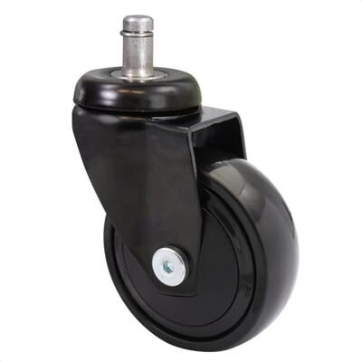 WAGNER Ruota girevole ultra-turnable 360° 3C ruota da trasporto/ruota per mobili nero, battistrada morbido, con perno 11 x 22 mm, diametro Ø 75 mm, portata 75 kg WAGNER Ruota girevole ultra-turnable 360° 3C ruota da trasporto/ruota per mobili nero, battistrada morbido, con perno 11 x 22 mm, diametro Ø 75 mm, portata 75 kg