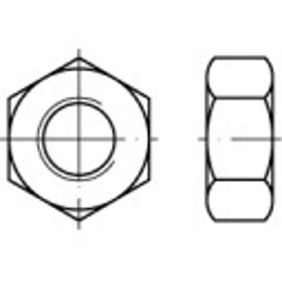 TOOLCRAFT 1065004 Dadi esagonali M10 DIN 934, in acciaio inox A2, 50 pezzi TOOLCRAFT 1065004 Dadi esagonali M10 DIN 934, in acciaio inox A2, 50 pezzi