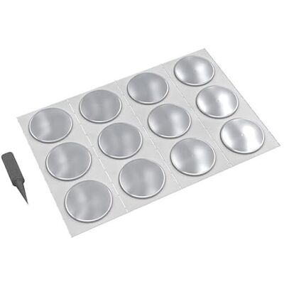 Mepa Aquaproof -Set 12 guarnizioni con piekser, Autoadesivo, per Fori da 8 mm e 10 mm, in butile, con Pellicola Protettiva, DIN 18534, per Combinazioni di Viti e tasselli, Argento Mepa Aquaproof -Set 12 guarnizioni con piekser, Autoadesivo, per Fori da 8 mm e 10 mm, in butile, con Pellicola Protettiva, DIN 18534, per Combinazioni di Viti e tasselli, Argento