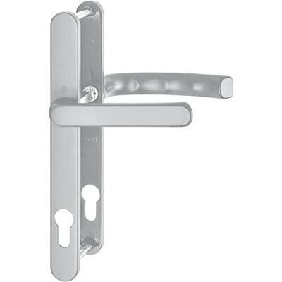 HOPPE Maniglia LIÈGE – Targa stretta 24 mm, manico piatto, 67 – 72, argento anodizzato HOPPE Maniglia LIÈGE – Targa stretta 24 mm, manico piatto, 67 – 72, argento anodizzato