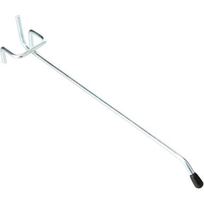 Merriway Bulk Hardware Gancio per Pannello Forato Singolo, Set di 10 Pezzi Merriway Bulk Hardware Gancio per Pannello Forato Singolo, Set di 10 Pezzi