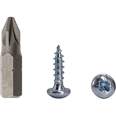 Marcopol Confezione da 100 viti per legno DIN 7981 in acciaio zincato 4,0 x 15 mm, viti per truciolare con testa cilindrica, vite universale Pozi-Drive (100, 4,0 x 15 mm) Marcopol Confezione da 100 viti per legno DIN 7981 in acciaio zincato 4,0 x 15 mm, viti per truciolare con testa cilindrica, vite universale Pozi-Drive (100, 4,0 x 15 mm)