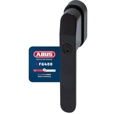 Abus Maniglia Finestra - Regolabile, Sicura, con Chiavi Abus Maniglia Finestra - Regolabile, Sicura, con Chiavi