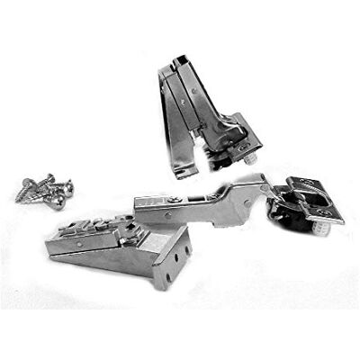 Blum otion Cerniere a chiusura rallentata, 110 gradi, auto-chiusura, senza cornice, con piastre di montaggio (confezione da 8) Blum otion Cerniere a chiusura rallentata, 110 gradi, auto-chiusura, senza cornice, con piastre di montaggio (confezione da 8)