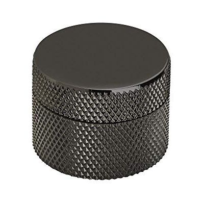 Amerock Transcendent Pomello per armadietto, diametro 32 mm, colore: Nero opaco Amerock Transcendent Pomello per armadietto, diametro 32 mm, colore: Nero opaco