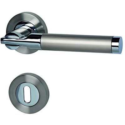 Alpertec , , Acciaio Cairo R per porte delle stanze maniglia impostato Maniglie Armatura Alpertec , , Acciaio Cairo R per porte delle stanze maniglia impostato Maniglie Armatura