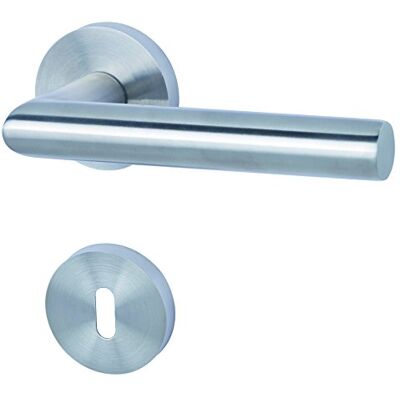Alpertec Realizzato in acciaio inox I R per stanza porte pulsante set maniglia porta guarnizioni, Alpertec Realizzato in acciaio inox I R per stanza porte pulsante set maniglia porta guarnizioni,