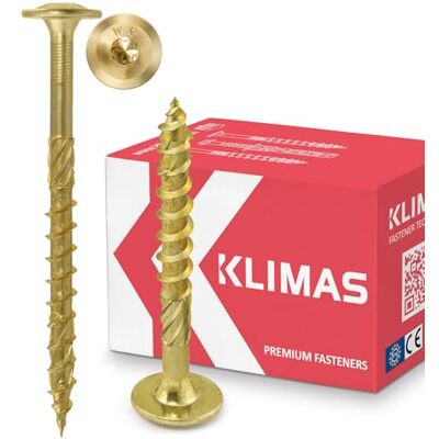 KLIMAS - WKCP-08200 - 8x200 - zincato - Vite per legno KLIMAS - WKCP-08200 - 8x200 - zincato - Vite per legno