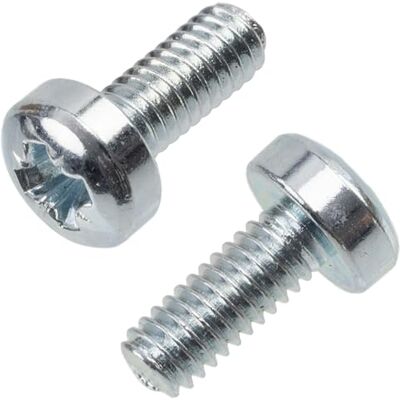 Aerzetix Set di 20 Viti in Metallo con Testa Cilindrica M2.5x6mm con Impronta PZ1 Filettatura Metrica in Acciaio Colore Argento C17284 Aerzetix Set di 20 Viti in Metallo con Testa Cilindrica M2.5x6mm con Impronta PZ1 Filettatura Metrica in Acciaio Colore Argento C17284