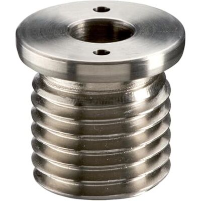 Halder Presa di Registrazione, Acciaio Inox, d1=20 mm / d2=M36 Halder Presa di Registrazione, Acciaio Inox, d1=20 mm / d2=M36
