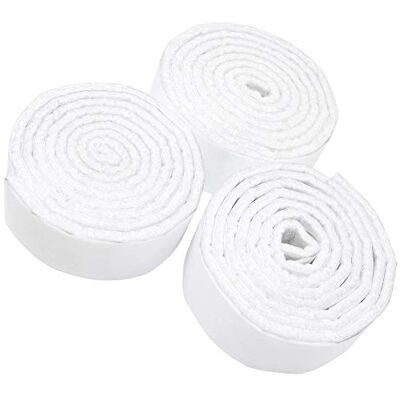 Adsamm ® / 3 x rotoli di feltro autoadesivo/Bianco / 24x1000 mm/Nastro/feltro adesivo da 3.5 mm di spessore in nastro/pad protettivi per arredi Adsamm ® / 3 x rotoli di feltro autoadesivo/Bianco / 24x1000 mm/Nastro/feltro adesivo da 3.5 mm di spessore in nastro/pad protettivi per arredi