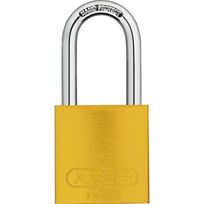 ABUS -72/40HB40_AMARILLO Candado Aluminio arco de acero endurecido 40 mm arco largo Amarillo ABUS -72/40HB40_AMARILLO Candado Aluminio arco de acero endurecido 40 mm arco largo Amarillo