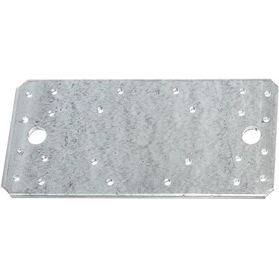 Alberts Connettore Piatto, Argento Alberts Connettore Piatto, Argento