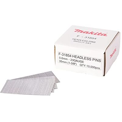 Makita Grippini Spilli 0,6x35mm 23 Ga 10,000 Pezzi Makita Grippini Spilli 0,6x35mm 23 Ga 10,000 Pezzi
