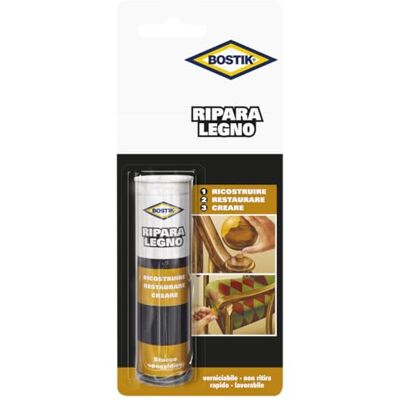 Bostik - Modello 56 g - Stucco Epoxy per Legno - Ripara & Ricostruisci Bostik - Modello 56 g - Stucco Epoxy per Legno - Ripara & Ricostruisci