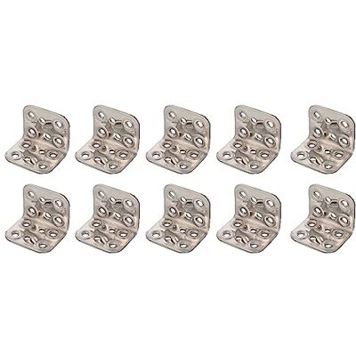 Amig Pacco da 10 Angoli Piani per Strutture in Legno Supporti Angolari a 90 gradi Squadrette di Montaggio Fissaggio per Mobili Acciaio Inossidabile Colore Argento 40 x 50 x 2.2 mm Amig Pacco da 10 Angoli Piani per Strutture in Legno Supporti Angolari a 90 gradi Squadrette di Montaggio Fissaggio per Mobili Acciaio Inossidabile Colore Argento 40 x 50 x 2.2 mm