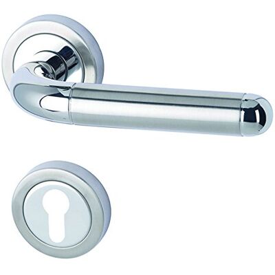 Alpertec haeusler-shop BB 2 Rosette colorato per camera da letto, Porta a leva maniglia maniglie delle porte, 1 pezzi, Alpertec haeusler-shop BB 2 Rosette colorato per camera da letto, Porta a leva maniglia maniglie delle porte, 1 pezzi,