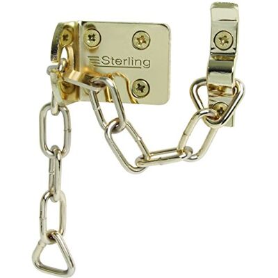 Sterling DCB200 - Serratura per porta in ottone placcato - Resistente, Viti incluse Sterling DCB200 - Serratura per porta in ottone placcato - Resistente, Viti incluse