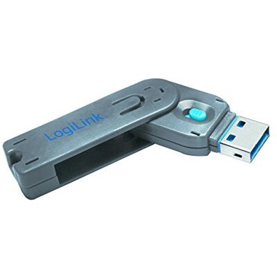 Logilink USB Port per Blocco di Sicurezza Grau 1x Schlüssel, 1x Schloss Logilink USB Port per Blocco di Sicurezza Grau 1x Schlüssel, 1x Schloss