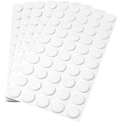 Adsamm ® / 250 x feltrini autoadesivi/Bianco/ø 16 mm/Rotondo/piedini per mobili in feltro da 3.5 mm di spessore/pad protettivi per arredi Adsamm ® / 250 x feltrini autoadesivi/Bianco/ø 16 mm/Rotondo/piedini per mobili in feltro da 3.5 mm di spessore/pad protettivi per arredi