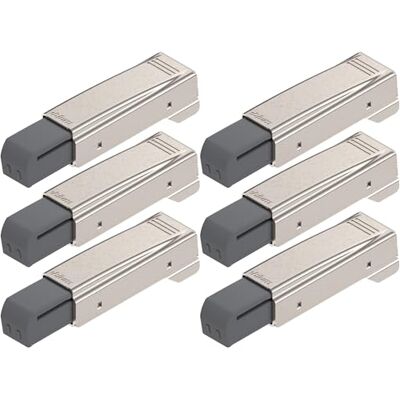 Blum otion braccio dritto Full Overlay cerniera per porte, finitura in nichel, Pack of 6, 6 Blum otion braccio dritto Full Overlay cerniera per porte, finitura in nichel, Pack of 6, 6