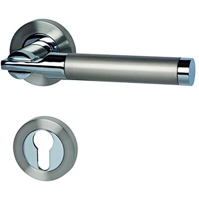 Alpertec Porta in acciaio inox del Cairo R appartamento banda porte PZ pulsante set maniglia porta guarnizioni, Alpertec Porta in acciaio inox del Cairo R appartamento banda porte PZ pulsante set maniglia porta guarnizioni,