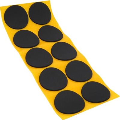 Adsamm ® / 10 x antiscivolo autoadesivi / neri / Ø 45 mm / tondi / piedini adesivi antisdrucciolo in gomma espansa EPDM / cuscinetti protettivi per arredi ® Quality Adsamm ® / 10 x antiscivolo autoadesivi / neri / Ø 45 mm / tondi / piedini adesivi antisdrucciolo in gomma espansa EPDM / cuscinetti protettivi per arredi ® Quality