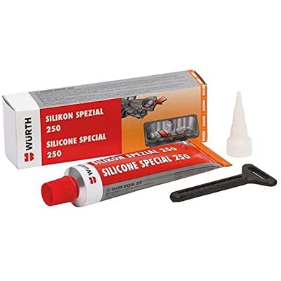 Würth sigillante siliconico special 250 colore: rosso tubo da 70ml Würth sigillante siliconico special 250 colore: rosso tubo da 70ml