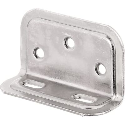 Alberts 849542 Squadretta di giunzione angolare, stampata, con foro oblungo, zincato galvanico, con strato spesso passivato, 25 x 40 x 70 mm, Set da 20 Alberts 849542 Squadretta di giunzione angolare, stampata, con foro oblungo, zincato galvanico, con strato spesso passivato, 25 x 40 x 70 mm, Set da 20