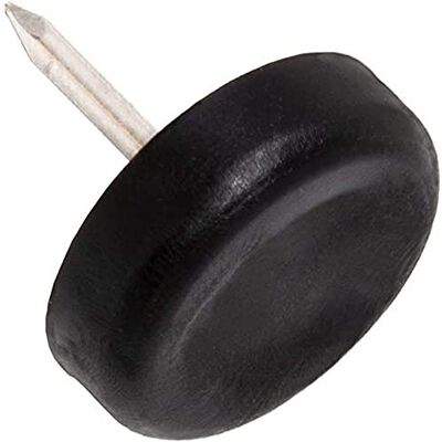 Adsamm PG-N-BL-20 32 feltrini in plastica con chiodo, Ø 20 mm, colore: Nero Adsamm PG-N-BL-20 32 feltrini in plastica con chiodo, Ø 20 mm, colore: Nero