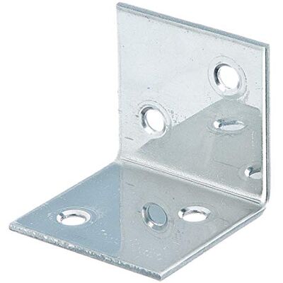 Alberts 851859 Squadretta di giunzione angolare acciaio inox 40 x 40 x 40 mm Set da 10 Alberts 851859 Squadretta di giunzione angolare acciaio inox 40 x 40 x 40 mm Set da 10