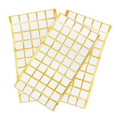 Adsamm ® / 150 x antiscivolo autoadesivi / bianchi / 20x20 mm / quadrati / piedini adesivi antisdrucciolo in gomma espansa EPDM / cuscinetti protettivi per arredi ® Quality Adsamm ® / 150 x antiscivolo autoadesivi / bianchi / 20x20 mm / quadrati / piedini adesivi antisdrucciolo in gomma espansa EPDM / cuscinetti protettivi per arredi ® Quality