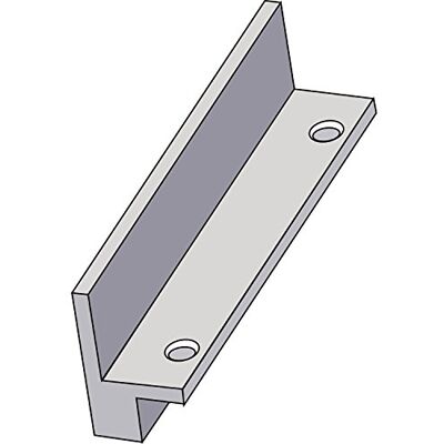 MARCHESI Maniglia per Porta del Balcone per Esterni, da avvitare, in Alluminio Effetto Acciaio Inox MARCHESI Maniglia per Porta del Balcone per Esterni, da avvitare, in Alluminio Effetto Acciaio Inox