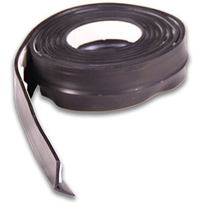 Brinox – Guarnizione in gomma per porte da garage, nero, Brinox – Guarnizione in gomma per porte da garage, nero,