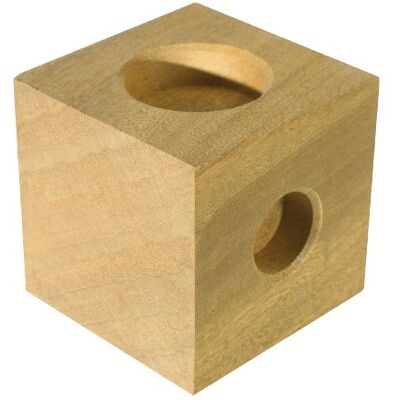 Alberts Gah- Rialzo per sedia in legno, confezione da 4 pezzi, 100 x 100 x 100 mm, diametro foro 30/50/75 mm, profondità 18 mm Alberts Gah- Rialzo per sedia in legno, confezione da 4 pezzi, 100 x 100 x 100 mm, diametro foro 30/50/75 mm, profondità 18 mm