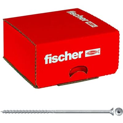 Fischer Viti Power Fast II FPF CTP 6,0x300 per Legno, Filetto Parziale, Torx, Testa Svasata Piana, Zincatura Bianca (50 Pz.), blu passivato. Fischer Viti Power Fast II FPF CTP 6,0x300 per Legno, Filetto Parziale, Torx, Testa Svasata Piana, Zincatura Bianca (50 Pz.), blu passivato.